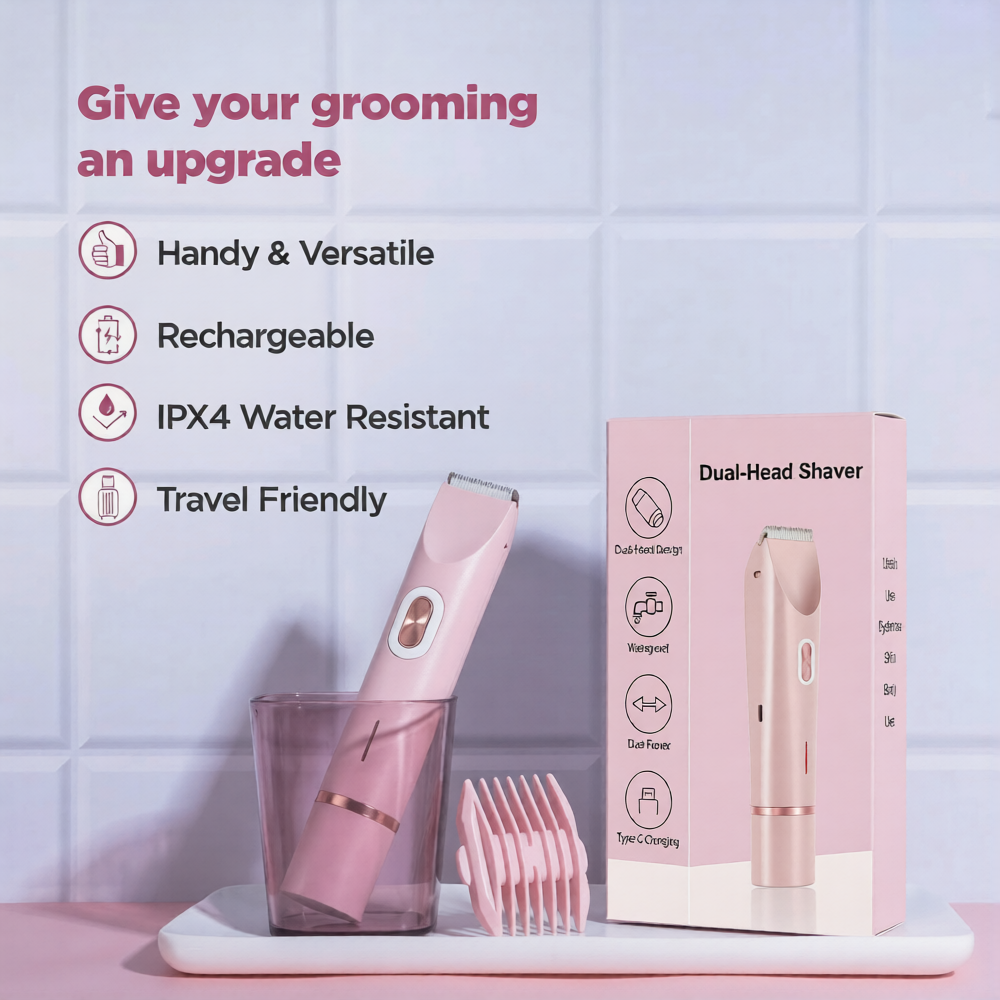 Dual Head Bikini Shaver